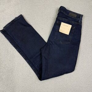 AG Jeans Mari High Rise Slim Straight Dark Wash Denim Jeans Size 29